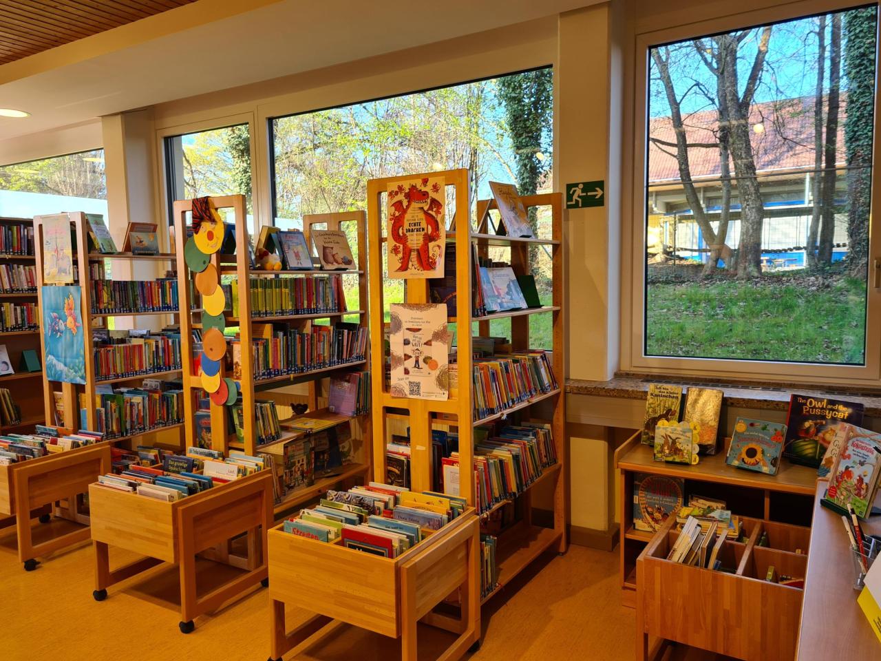 Foto unsere Bibliothek