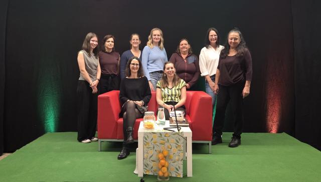 Foto Team Lesung Ulrike Haidacher 2025