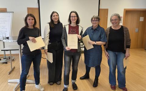 Abschluß Ausbildung Petra